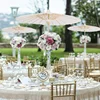 30-50PCS Parasol Umbrellas Wedding Photo Cosplay Prop 80cm Paper Umbrella DIY White Umbrella Summer Whites Party Beach Decor 4