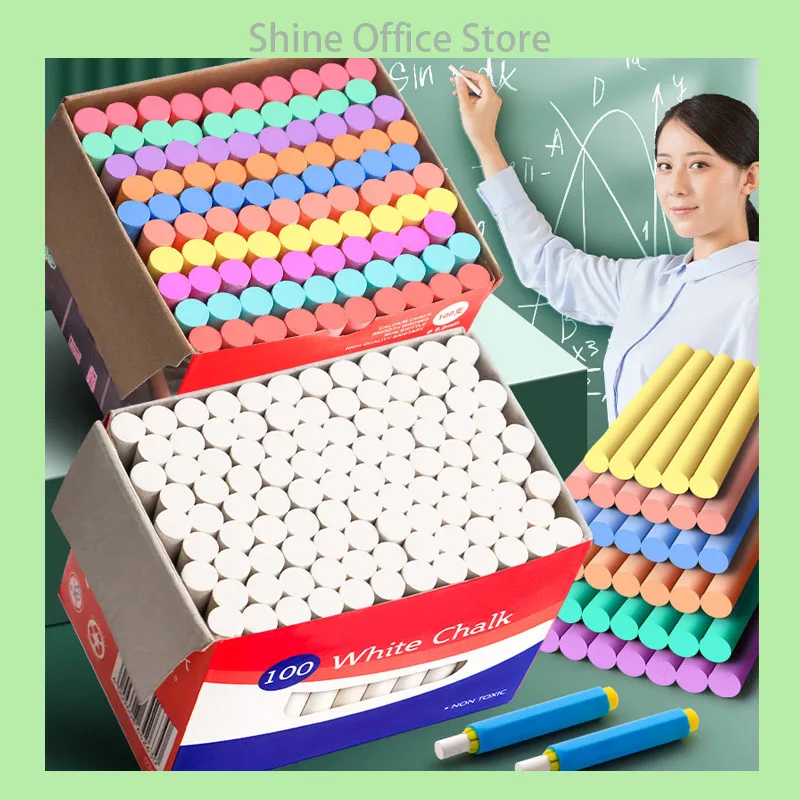 Chalk Dust-Free Non-Toxic Children Blackboard Home Teaching Color White Teachers Special Blackboard Newspaper Bright