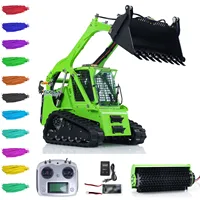 LESU 1/14 RTR Aoue LT5 RC Hydraulic Skid-Steer Loader Electric Cleaner I6S Radio Battery Remote Control Construction Car Toys 1