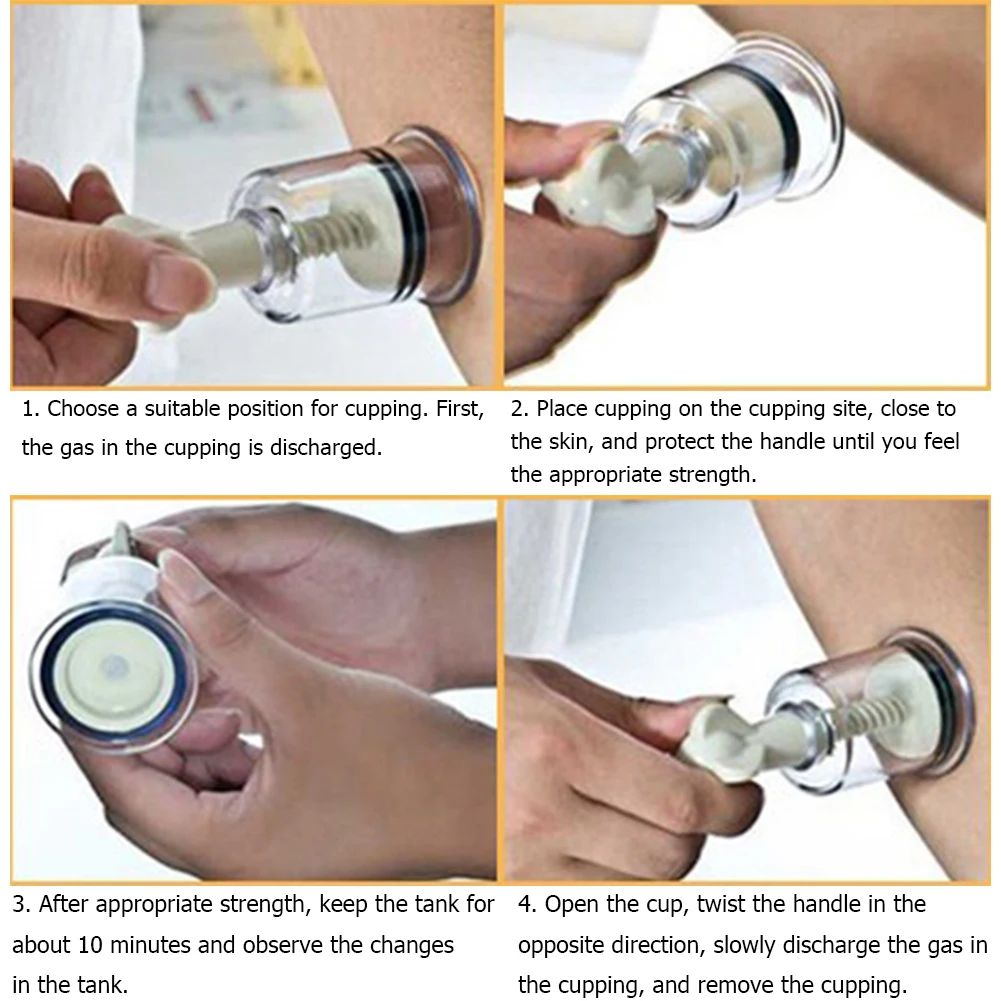 Suction Cupping Rotating Handle Nipple Enhancer Anti Cellulite Vacuum Cupping 6