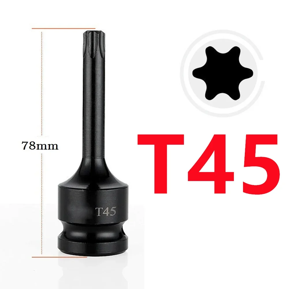 Jogo De Soquete Bits Torx Enc1/2 T20 t25 t30 t40 t45 t50 t55 | Frete grátis
