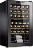 Enthusiast 32-Bottle Dual Zone MAX Compressor Wine Cooler - Freestanding Refrigerator with Split Storage & Temperature, Digital 1