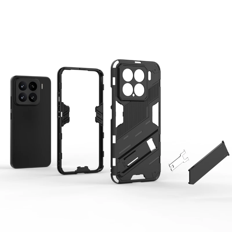 Shockproof Armor Anti-Fall Phone Case with Kickstand and Reinforced Corners