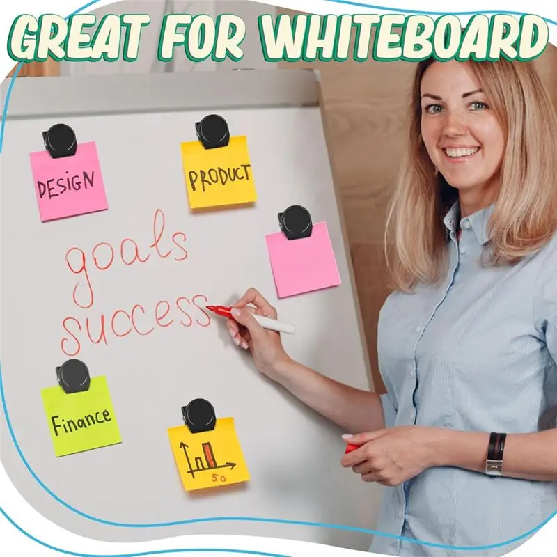 SB-자석 클립, 24개 냉장고 자석 화이트보드 자석, 금속 클립 냉장고 자석, 자석 클립