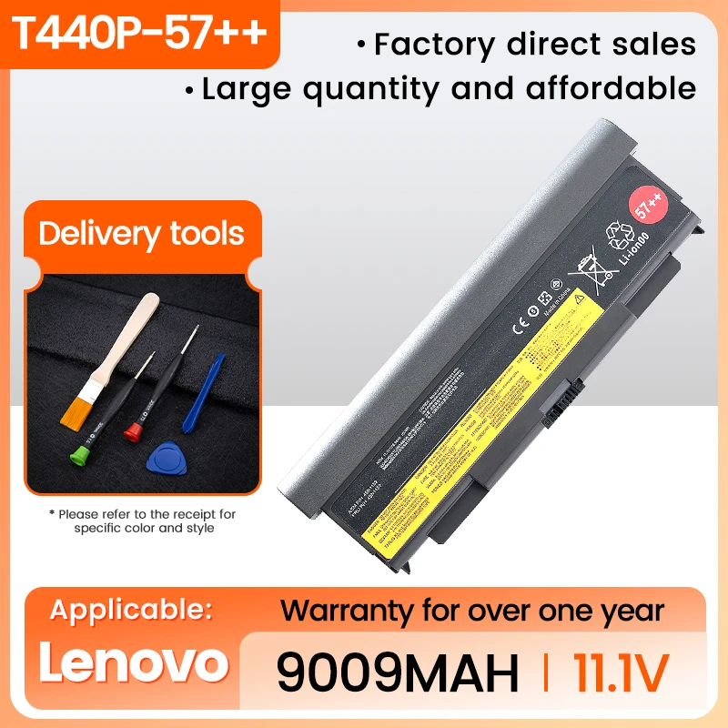 Batterie 8960mAh 9 Cellules Pour Lenovo ThinkPad T440P T540P W540 W541 L440 L540 - 45N1152 45N1153