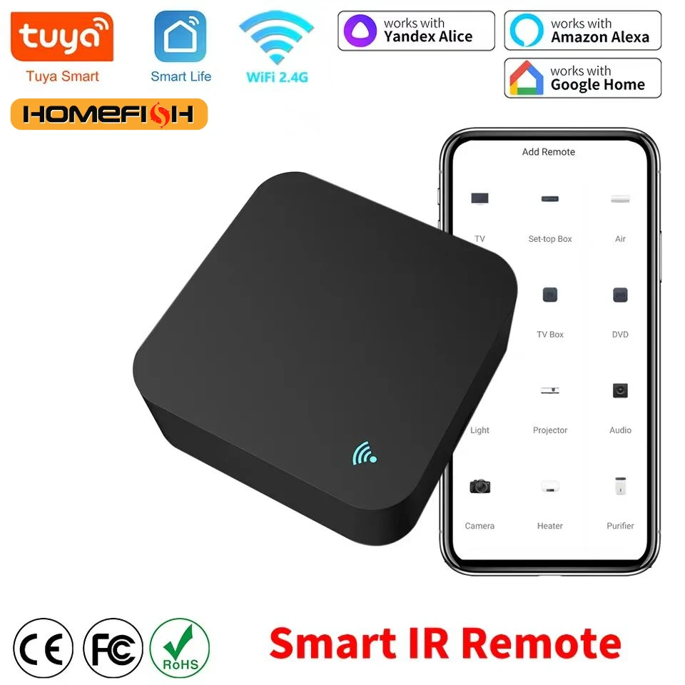 WiFi IR Remote Zigbee WiFi Remote Control Universal Infrared Tuya Smart Home Remote Controller TV DVD Google Home