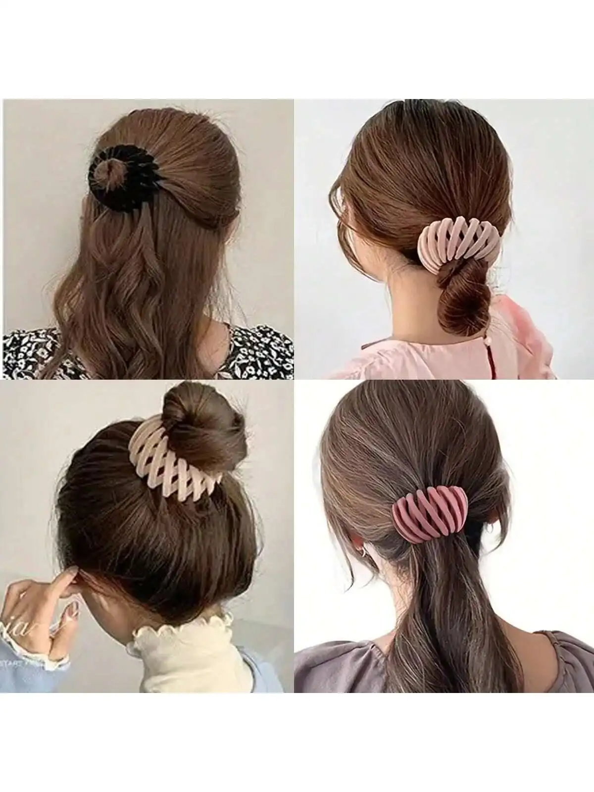 Pinza per capelli nido d'uccello donna, clip coda di cavallo_voghion.com