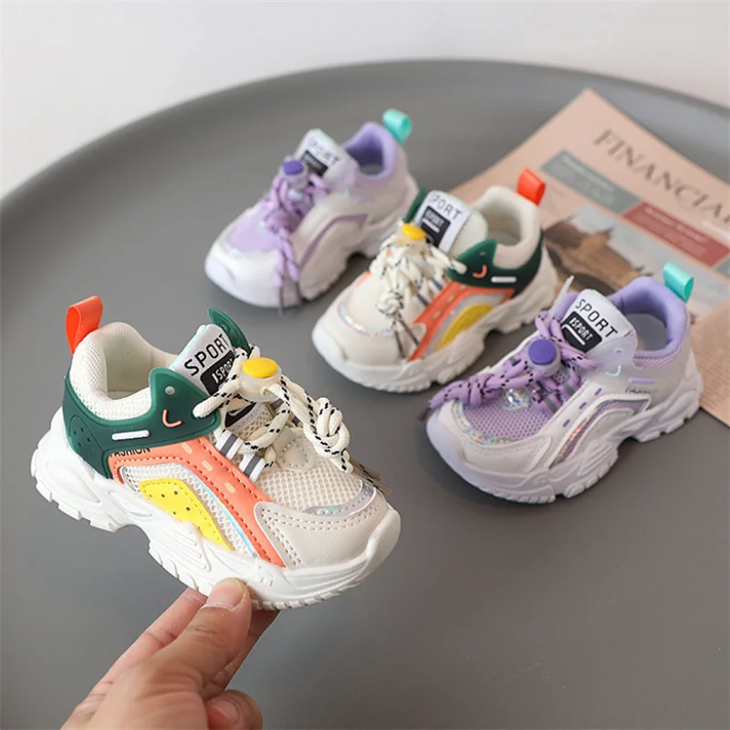 Kids Shoes Spring Toddler Sneakers Baby Girls Tennis Boys Sports Shoes For  Children Leather Child Flats Casual Shoes Size 21-36 - Children Casual Shoes  - AliExpress