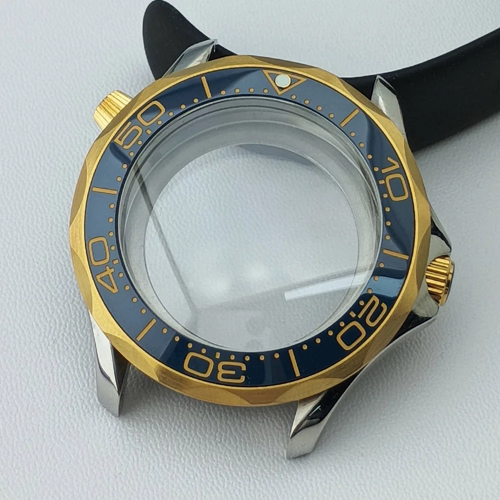 42mm Luxury Brand Men's watches case for NH34/NH35/NH36 Movement 20mm strap watch accessories Sapphire Wristwatches Watch Box