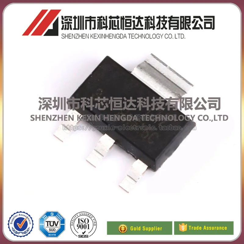 10 PCS Ams1117-3.3v 전원 공급 장치 IC 스텝다운 IC 선형 레귤레이터 LDO SOT-223 새로운 오리지널