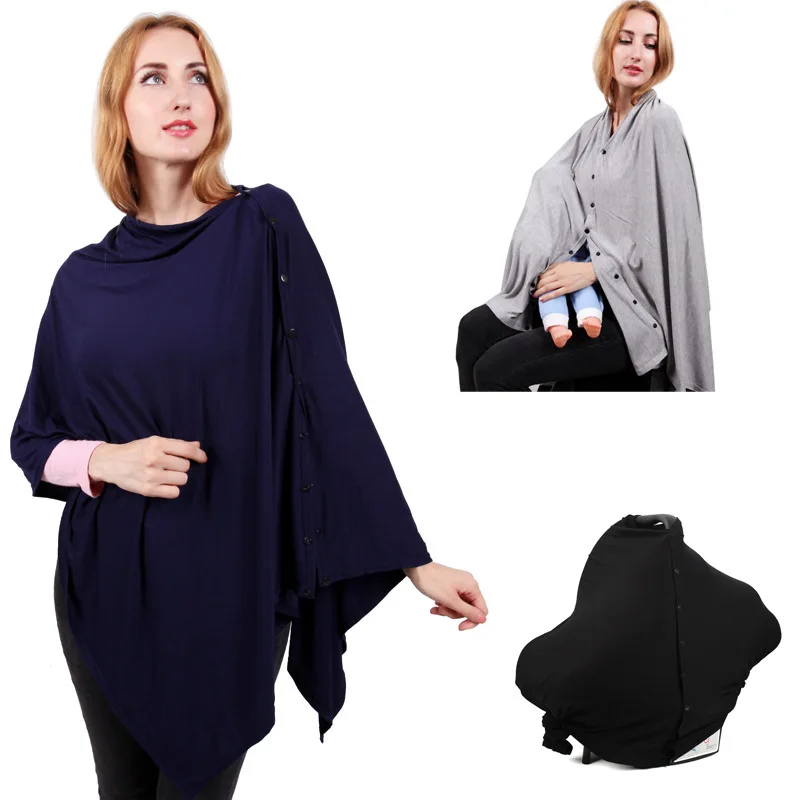 Breathable Baby Feeding Nursing Covers Pregnant Women Breastfeeding Scarf Outdoor Travel Feeding Shawl Pushchair Cover 75x170cm