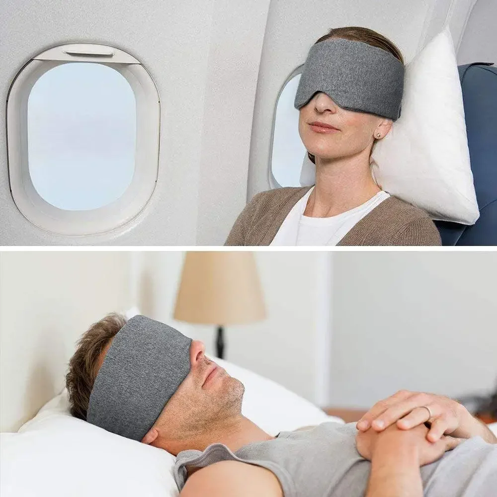 100% Handmade Cotton Sleep Mask Blackout Comfortable Breathable Eye Mask for Sleeping Adjustable Travel Eyepatch Sleeping Mask BEST SELLERS