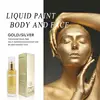 Gold Face Paint Stick Blendable Full Body Paint Sticks Sweatproof Waterproof Body Paint Makeup Stick For Halloween Cosplay 60g 4