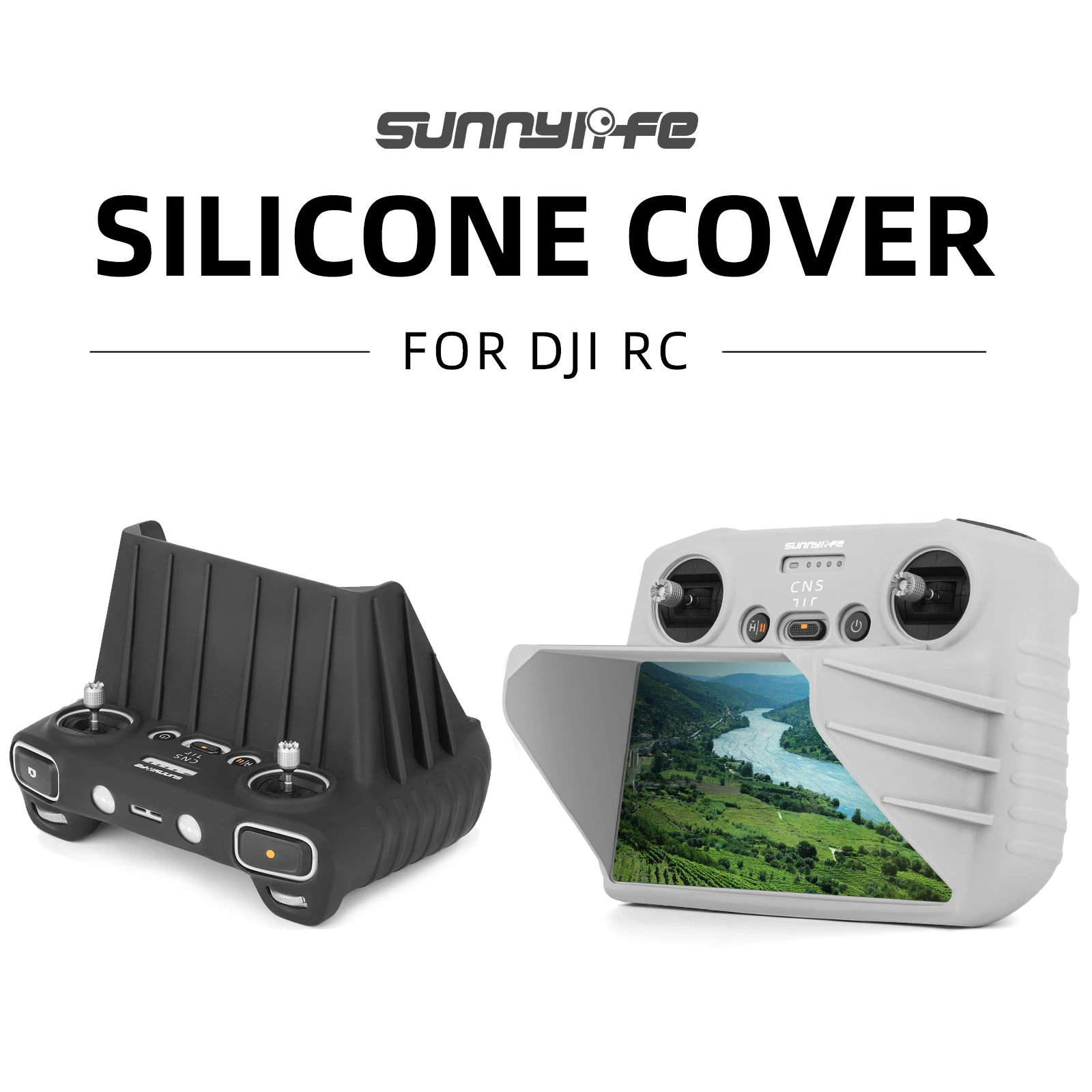 

For DJI RC Silicone Case Protective Cover with Screen Sun Shade Hood for DJI MINI 3 Pro Smart Controller Accessories