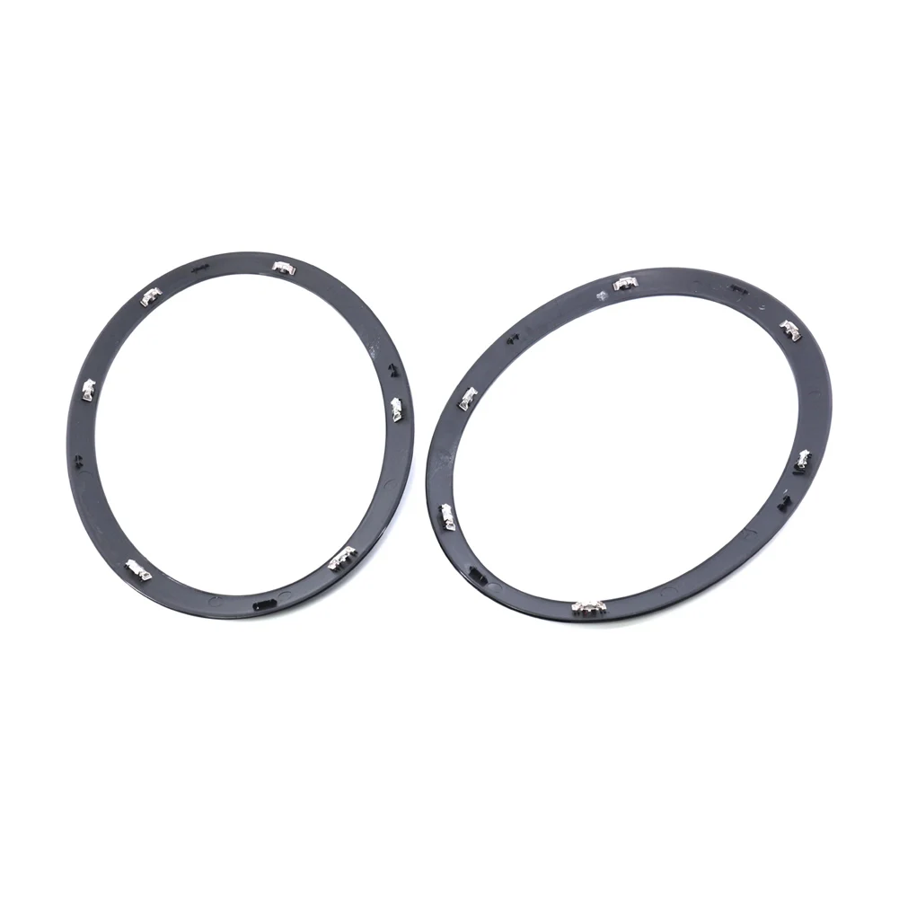 2pcsBrightBlackCarHeadlightFrameForMINIF55F56F57201320175171235579151712355798