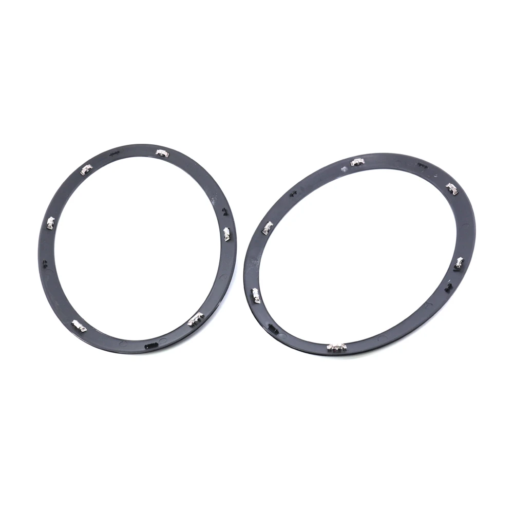 2pcs Bright Black Car Headlight Frame For MINI F55 F56 F57 2013 2017