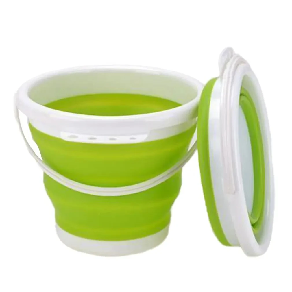 3L Collapsible Car Wash Bucket Portable Folding Water Bucket For Fishing Household Travel Outdoor Camping