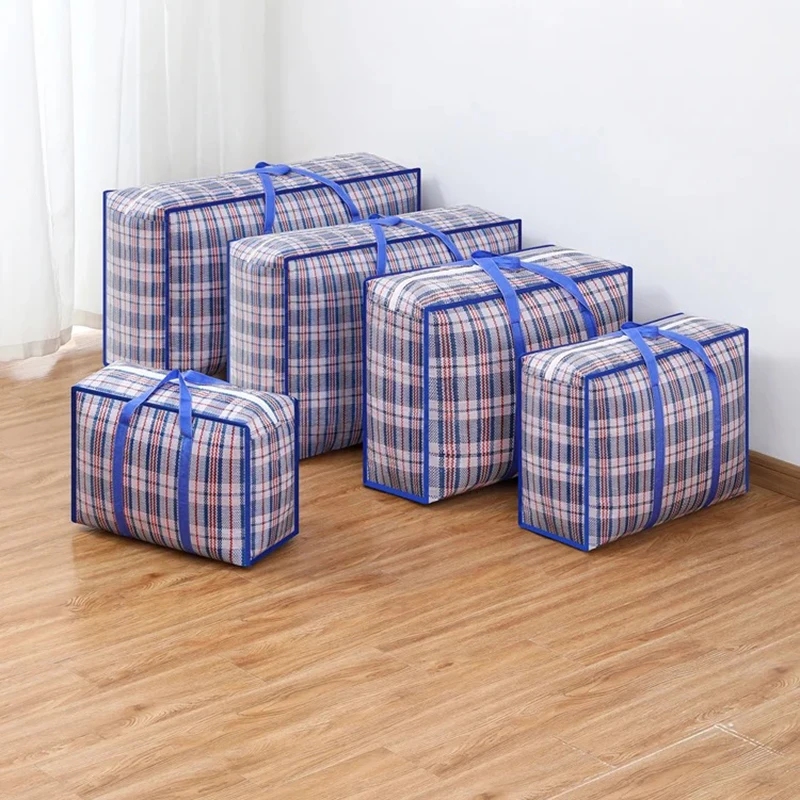 Large Capacity Foldable Moving Bag Waterproof Portable Storage Bag with Snakeskin Texture Design Lightweight Travel Organizer 4