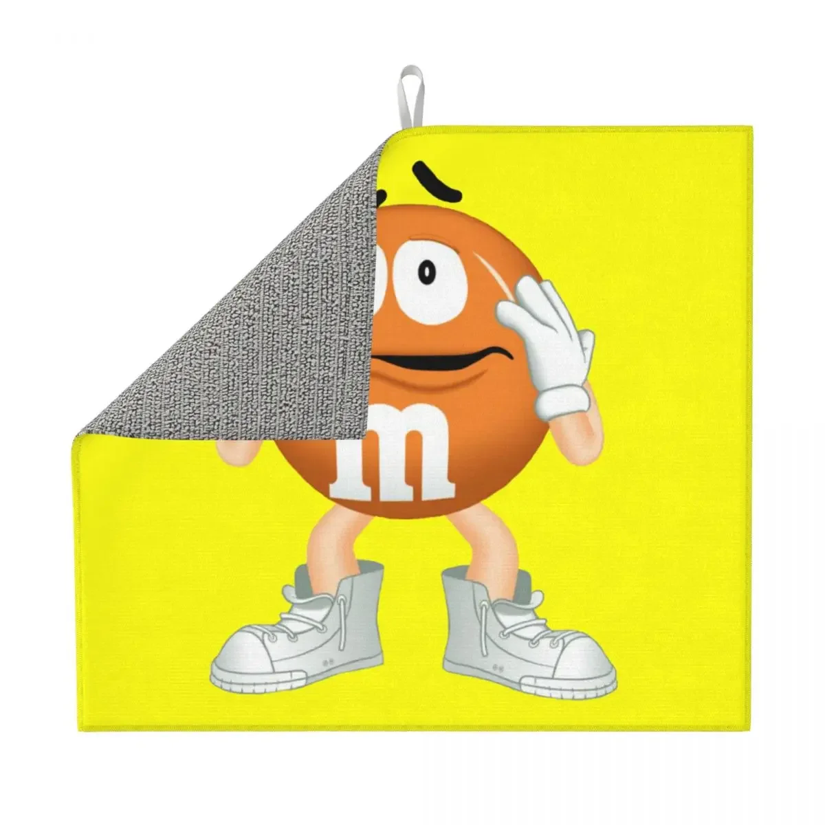 

Custom Absorbent Microfiber M&M's Chocolate Dish Drying Mat for Kitchen Fast Dry Funny Candy Meme Drainer Pads for Countertop