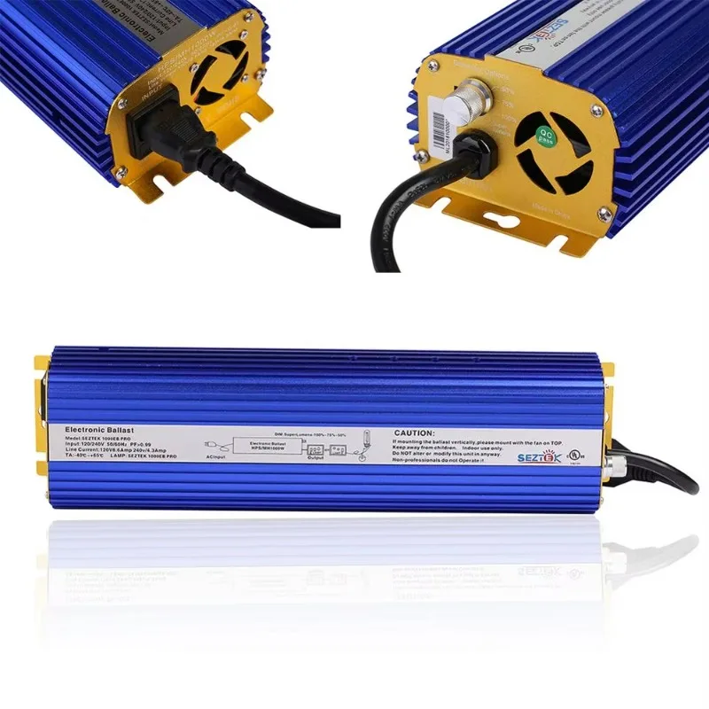 히드 성장등 전자식 120v/240v 400w 디밍 가능 전자식 안정기