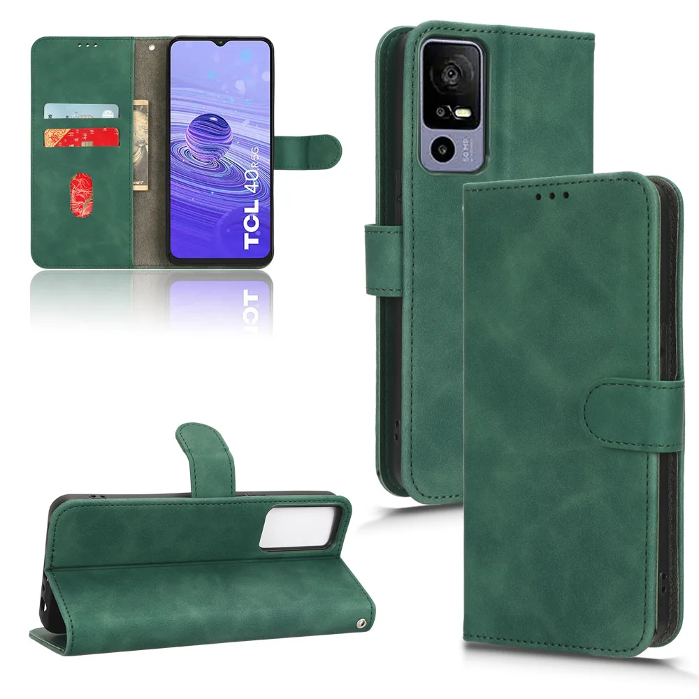 Premium Flip Leather Wallet Case with Magnetic Closure