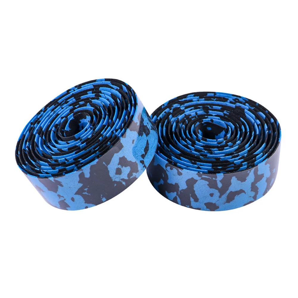 

2pcs Bicycle Handlebar Tape Camouflage Handle Grip Tape Road Bicycle Cycling Non-slip Handle Breathable Handlebar Tapes