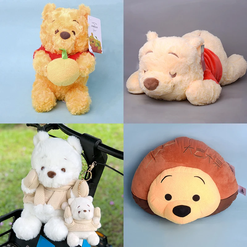 

30/45cm Disney Winnie The Pooh Plush Toys Cartoon Cute Bear Animals Plushie Anime Soft Kawaii Stuffed Doll Gift for Children