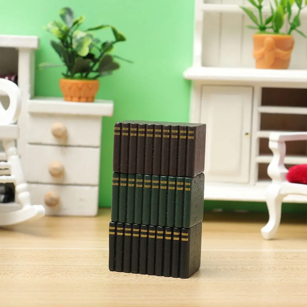 1:12 스케일 인형집 미니어처 책 가구 장식 인형 집 액세서리 키트, DIY 공예 미니어처 장식 인형 용품