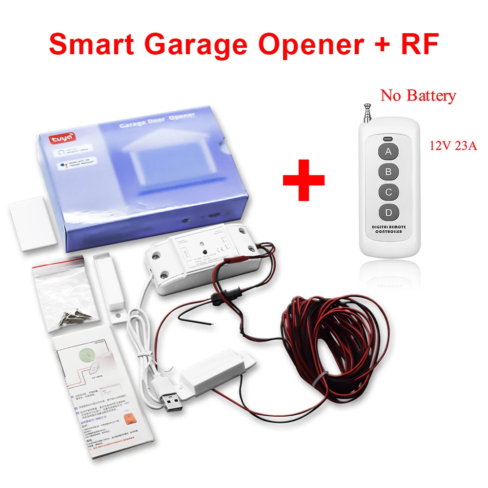 SmartHomeWifiWirelessRemoteSwitchBreakerGarageDoorOpenerLED