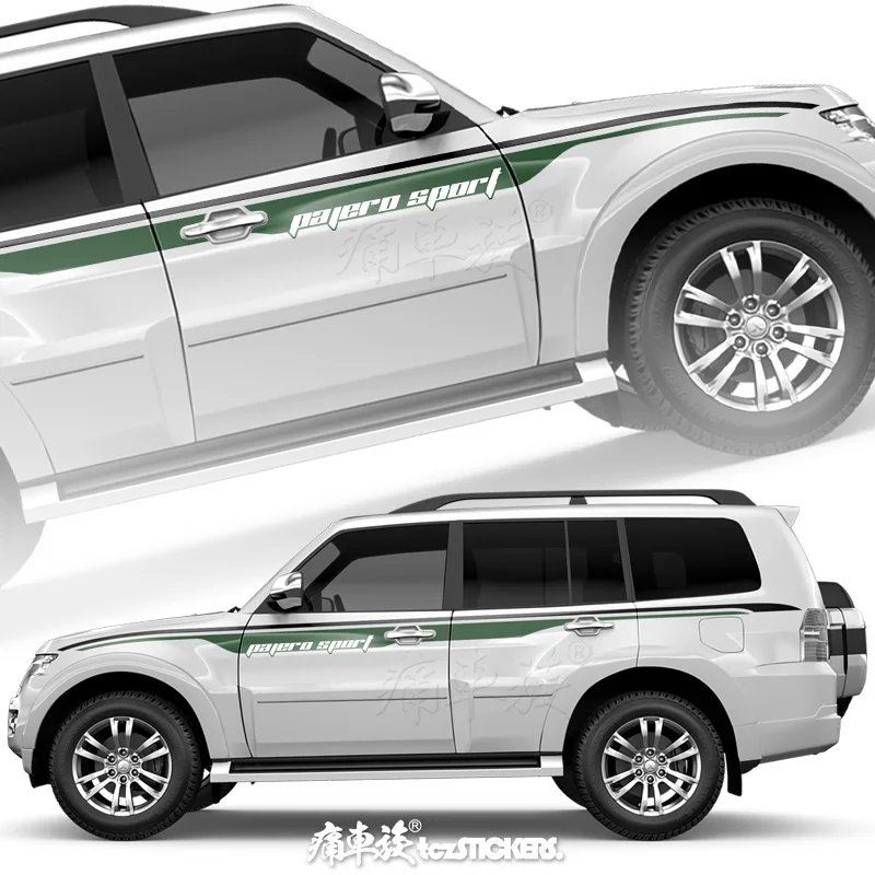 

New Body Custom Car Sticker Vinyl Decorative Car Film FOR Mitsubishi Pajero Sport V97 V9 Modified Car Decal
