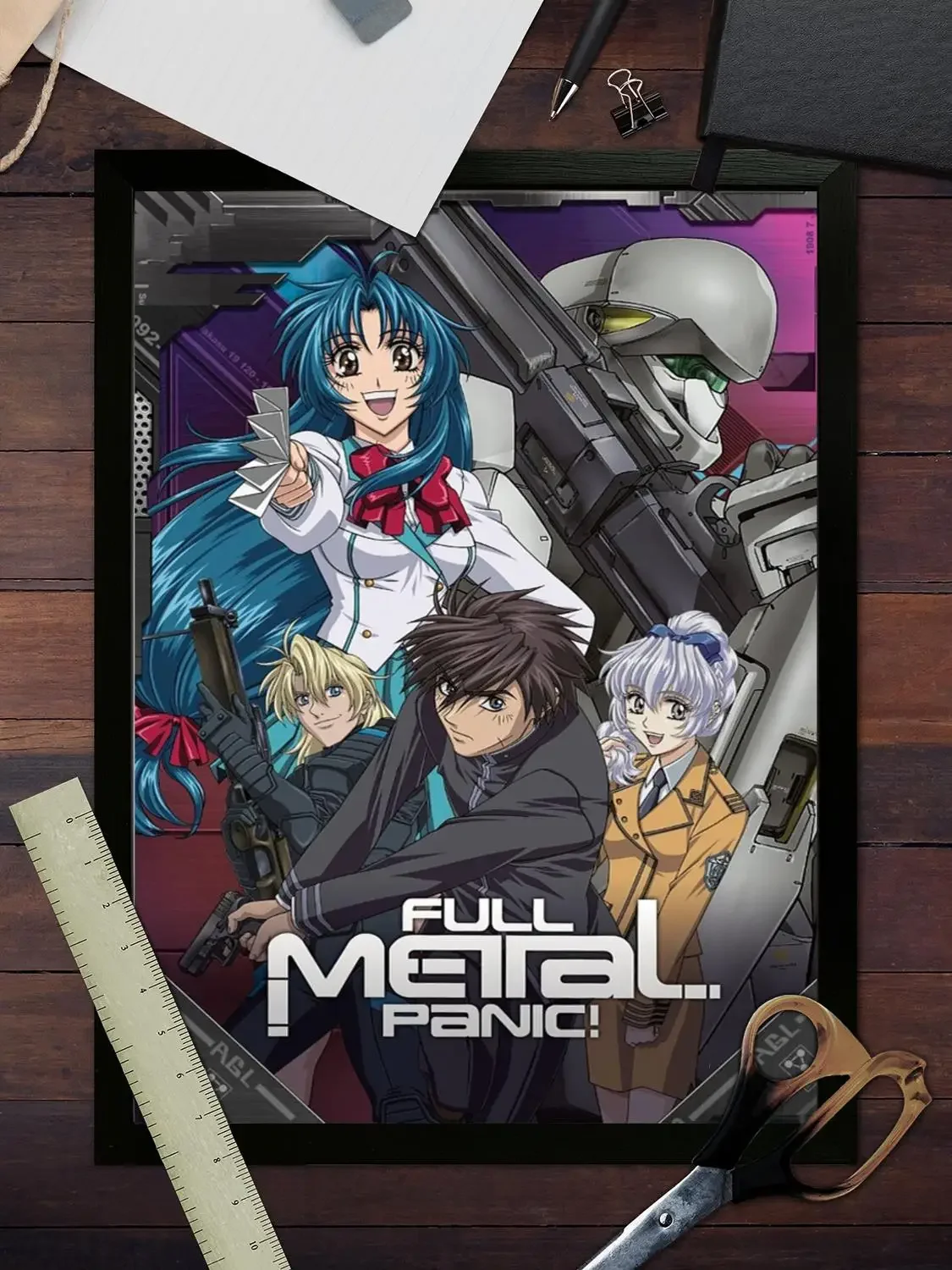 manga full metal panic Poster Prints Wall Art Canvas Painting