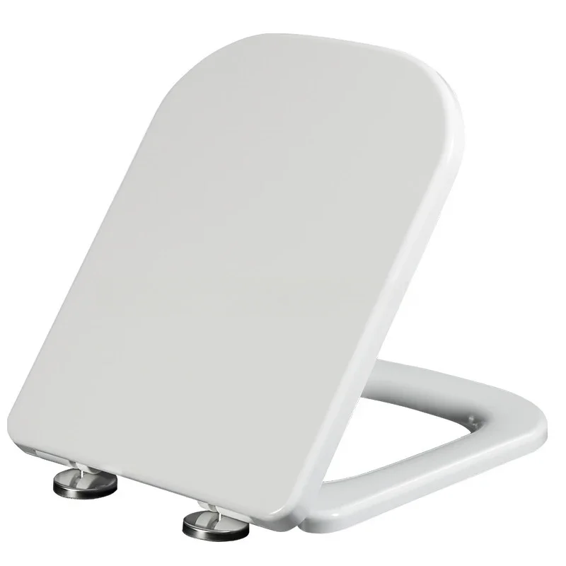 

Toilet seat PP Square shape Quick Release soft Close toilet lid Length 430mm to 455mm Width 355mm to 365mm GBP17291PF
