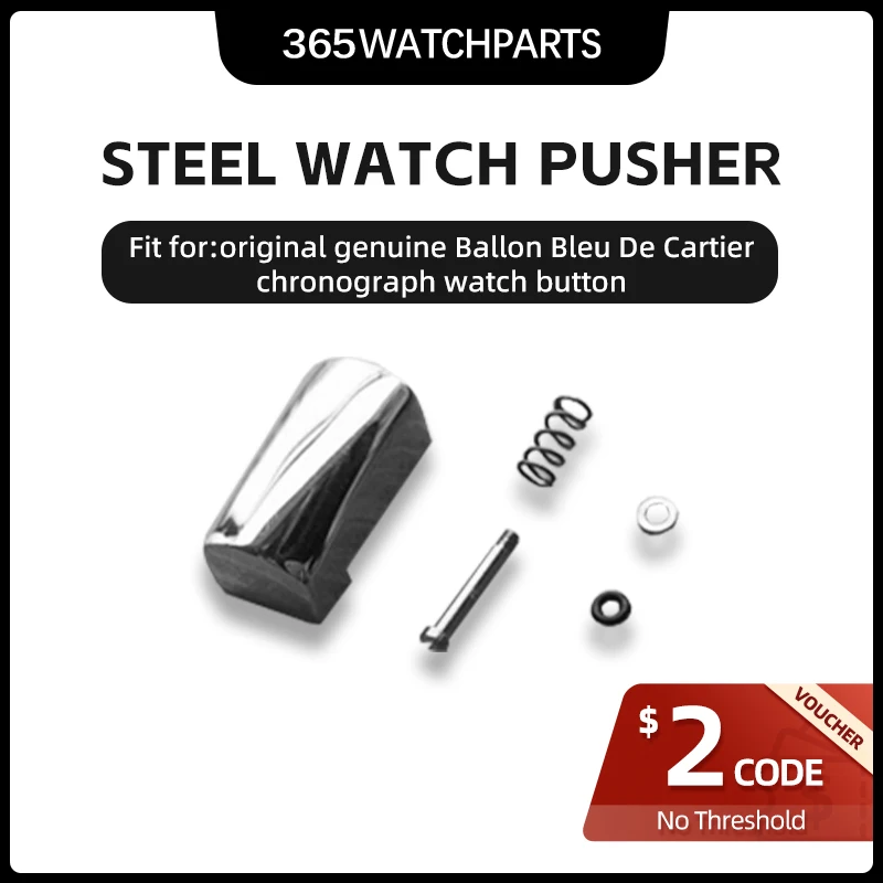 Accessori Per Orologi Pulsanti Chiave In Acciaio Per Cartier Ballon Bleu De 44Mm Cronografo Strumento Di Riparazione Dell'Orologio Parti Chiave A Temp