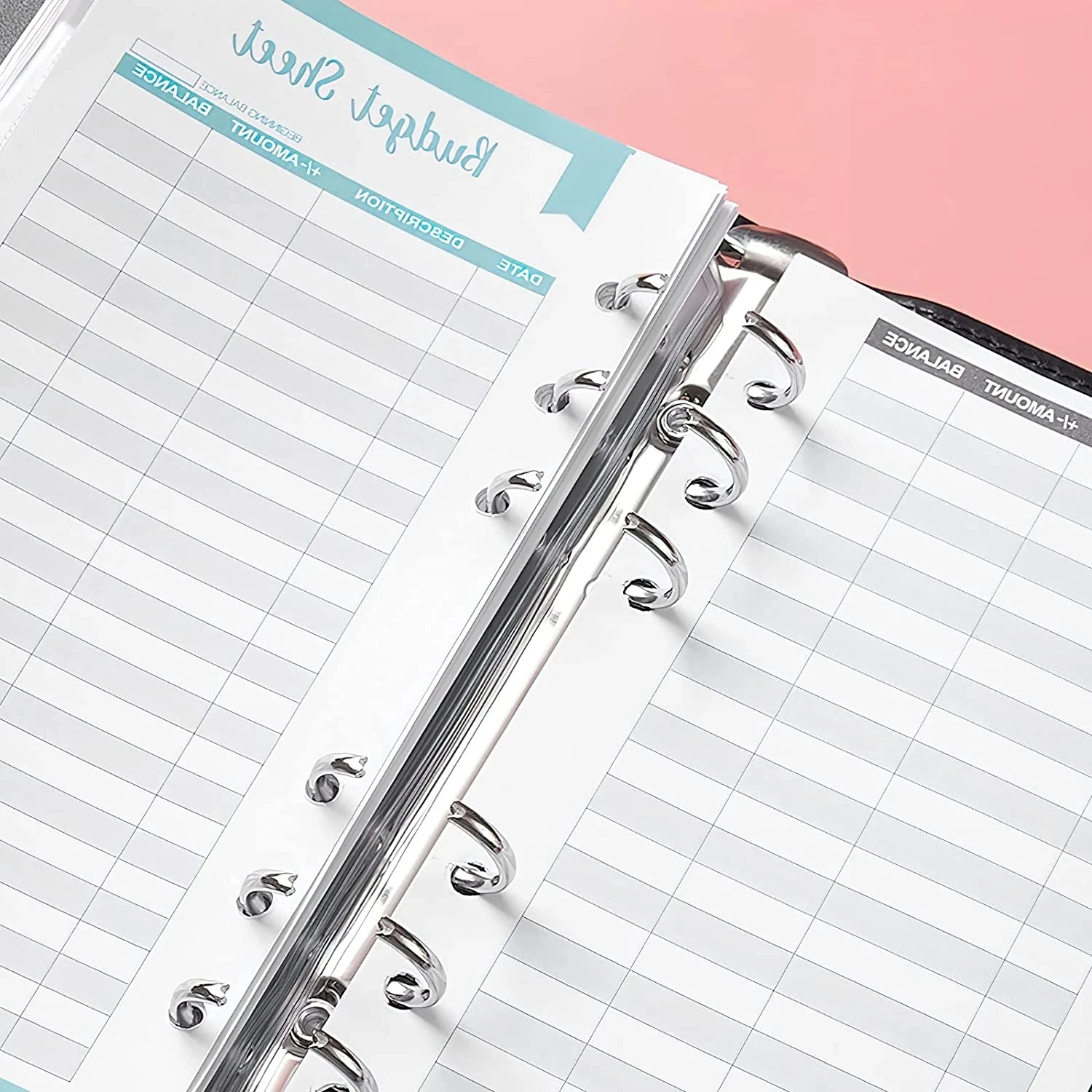A6 Planner Notebook Agenda Budget Workbook French Budget Envelope