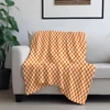 130x150cm Flannel Blanket Queen Size for Couch Sofa BedBuffalo Plaid Decor Green and White Checkered Blanket Soft Lightweight 4