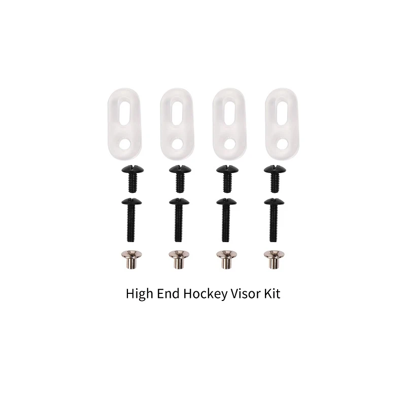 24Pcs Ice Hockey Visor Kits Helmet Accessories Screws Washers Nuts Hardware Replacement Sport Safety Accessories