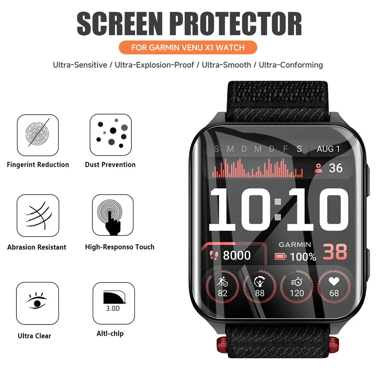 Ultra Shield Full Coverage Screen Protector Film - Premium Accessory
