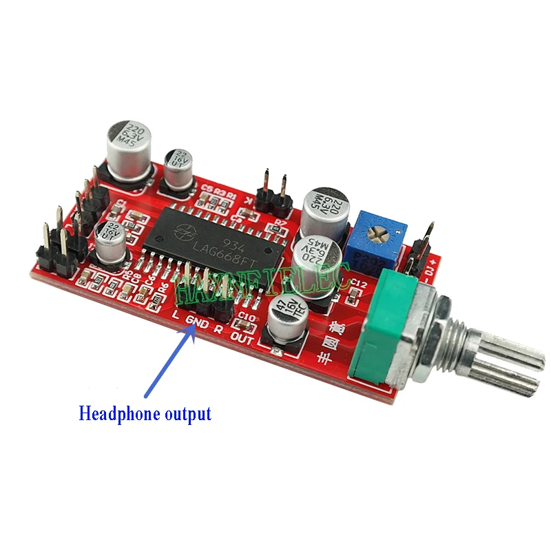 LAG668 Tape Player Magnetic Head Amplifier Board With Bass Headphone Amplification