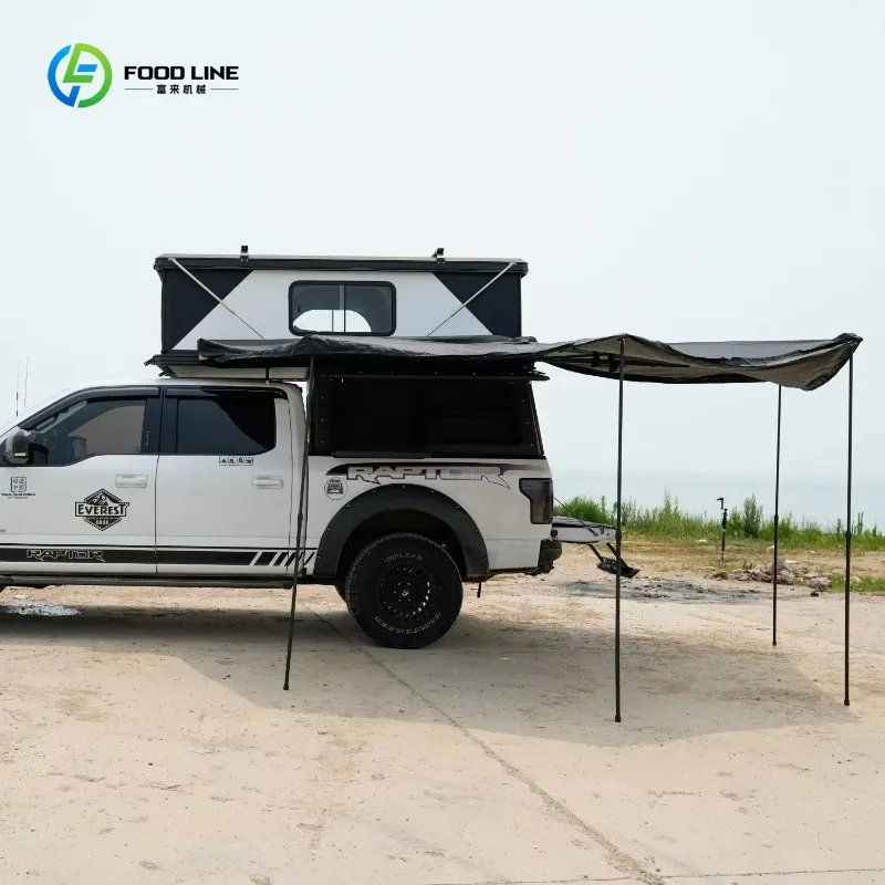 Tenda da Tetto Rigida per Pickup, Leggera e Moderna, Espandibile per Campeggio Outdoor 4x4, Facile da Montare, Personalizzabile