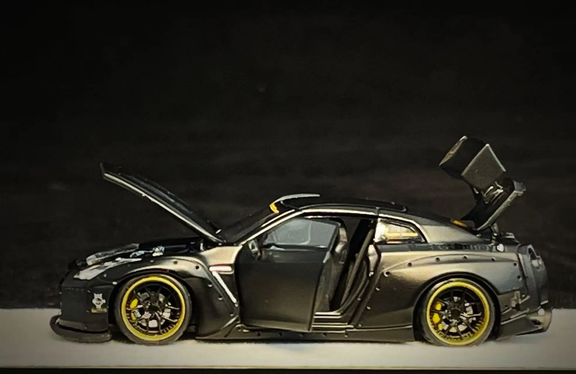 PGM 1:64 Rocket Bunny Wide Body R35 Full open Limited999 Diecast