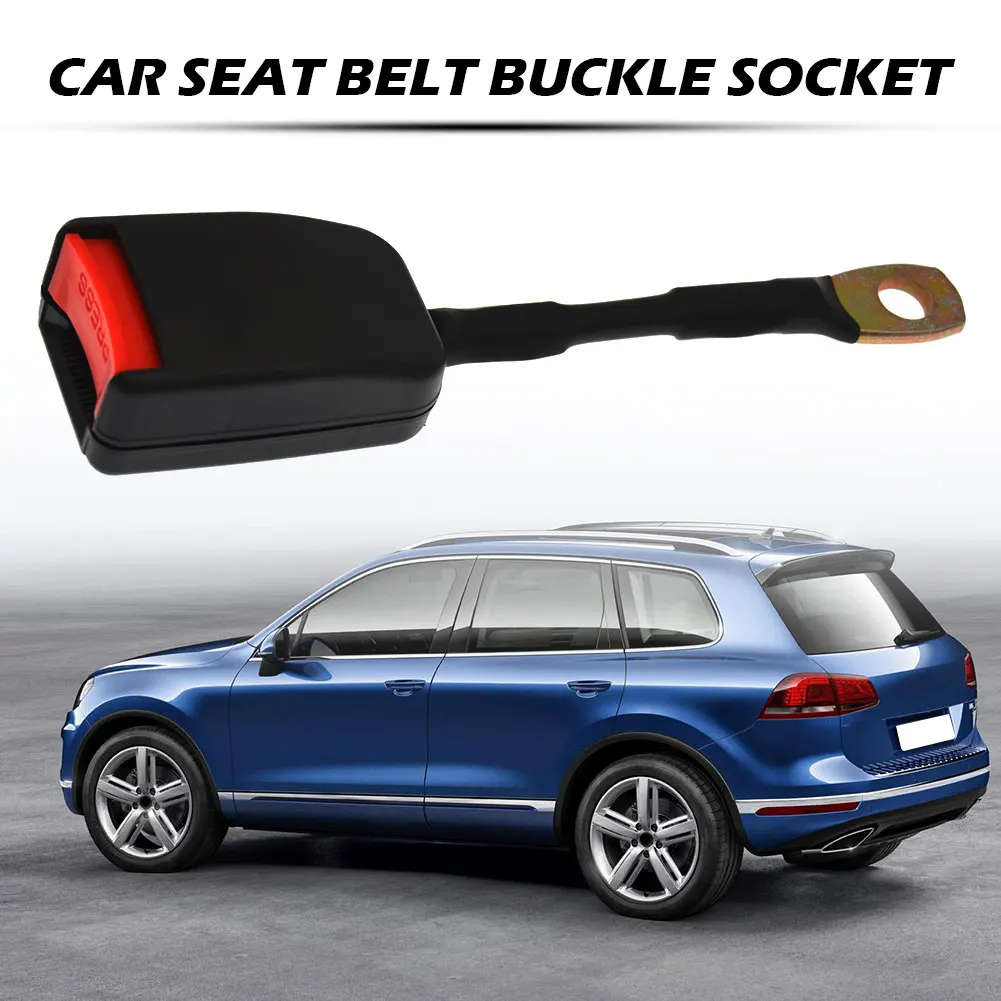 1-3Pcs 20cm Unviersal Seat Belt Clip Seatbelt Lock Buckle Plug Thick Insert Socket Safety Buckle Extension Car Auto Accessories