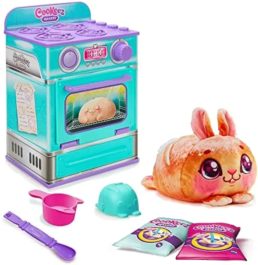 Cookeez Makery Forno Treatz. Mescola E Crea Un Peluche Migliore Amico! Metti La Pasta Nel Forno E Sii Sorpreso Quando Caldo, Profumato