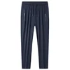 Plus Size 7XL 8XL 9XL Summer Ice Silk Sweatpants Men's High Elastic Gym Joggers Running Quick Drying Sports Pants Men Trousers 4
