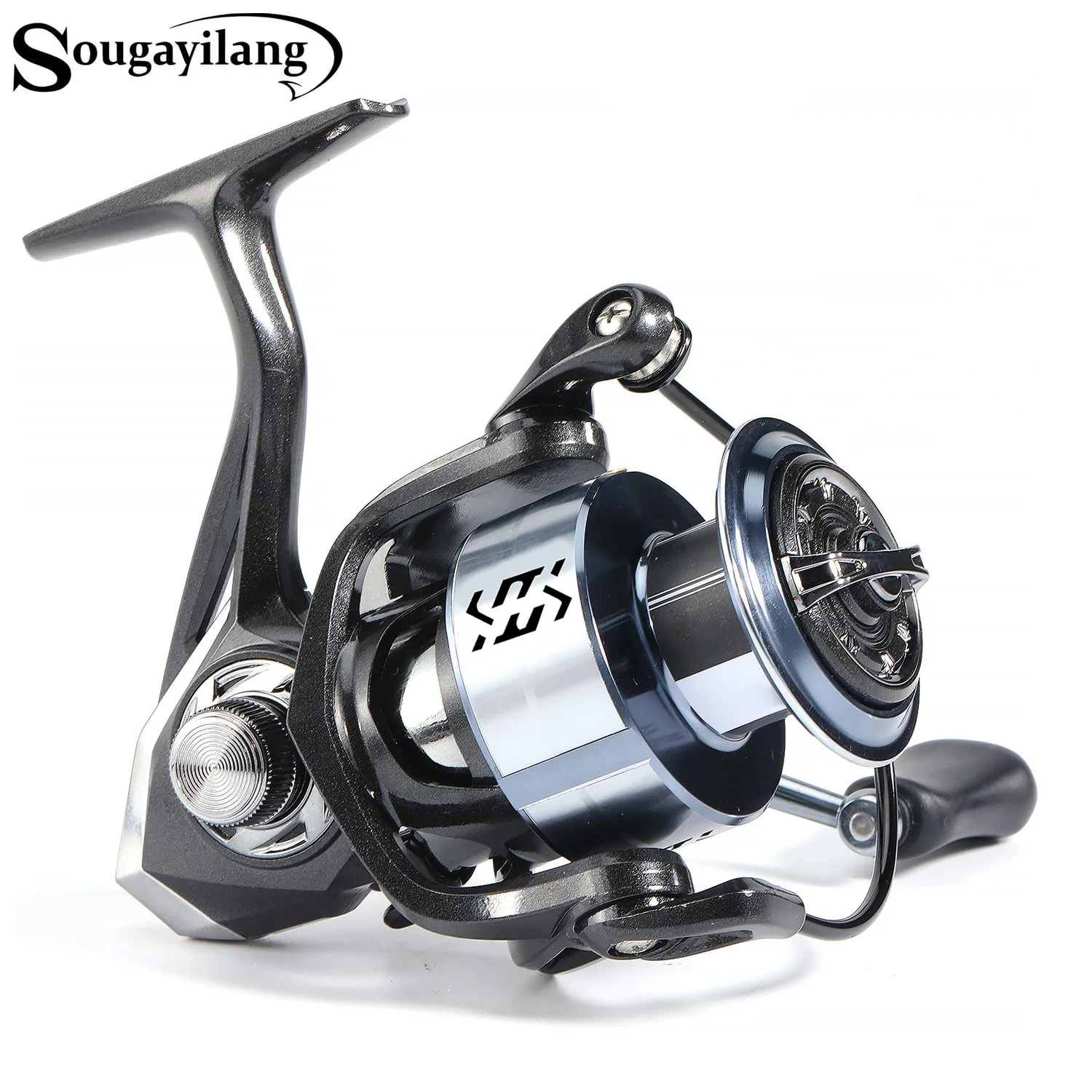 thumbnail image 2 of Sougayilang Carp Fishing Reel - 5+1 BB, Carbon Fiber Drag, Saltwater/Freshwater Spinning Reel, Size 4000/6000 2 of 11