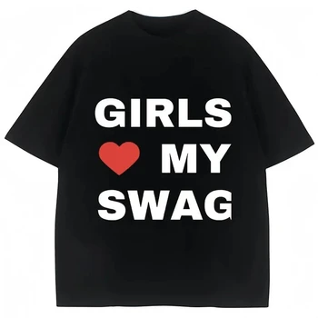 Funny Rapper Chief Keef Girls Love My Swag T Shirt Women Fashion Casual T-shirts Loose Women T-shirts Streetwear 1
