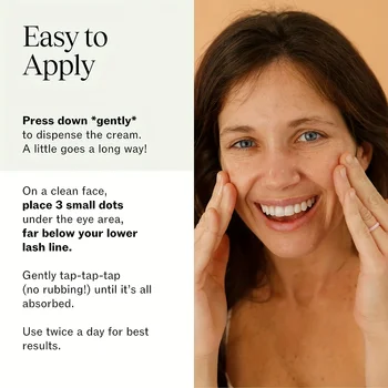 Eye Complex Reduces Dark Circles and Under-Eye Puffiness Hydrating Under Eye Cream for Dry Eyes - Thumbnail 5