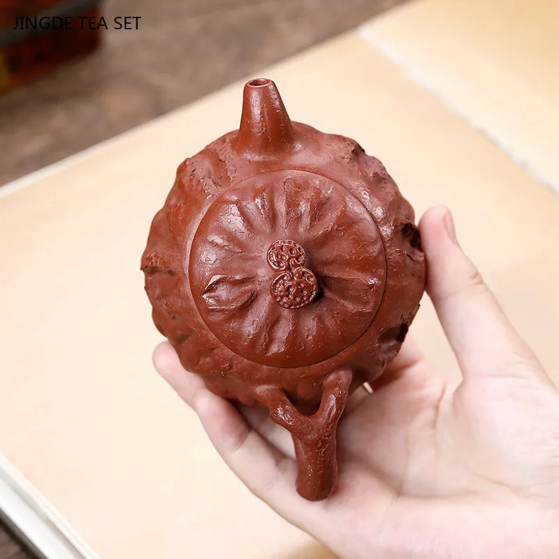 170ml High Quality Yixing Purple Clay Tea Pot Handmade Ball Hole Filter Beauty  Teaware Chinese Zisha Tea Infuser Custom Teapot