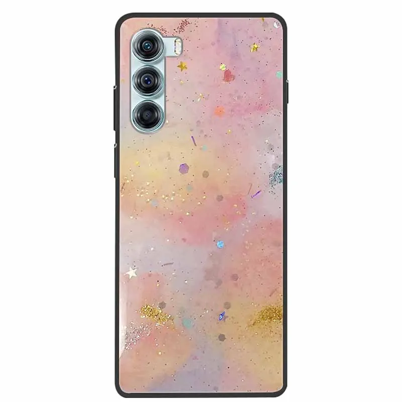 Marble Silicone Black Soft Protective Phone Case Cover