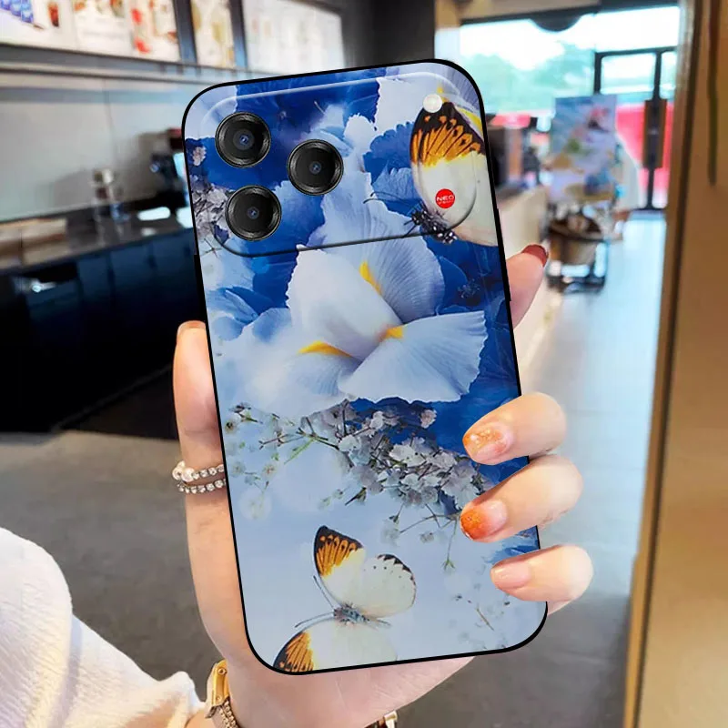 Stylish TPU Soft Silicone Protective Cover - Fashion Design Phone Case