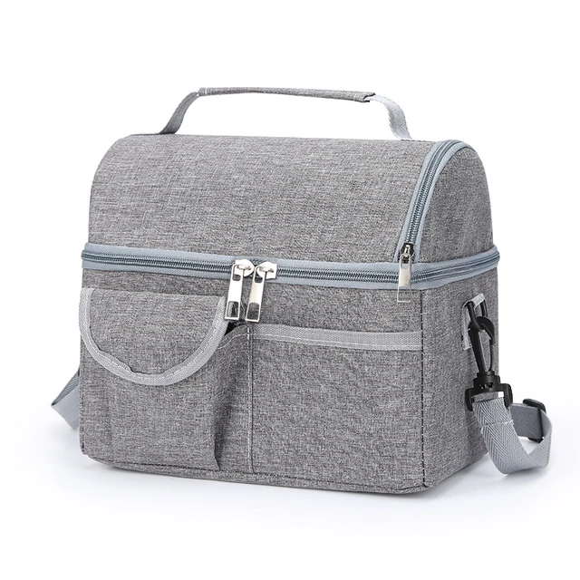 Lunch Bag Reusable Insulated Thermal Bag Women Men Multifunctional 8L  Cooler and Warm Keeping Lunch Box Leakproof Waterproof